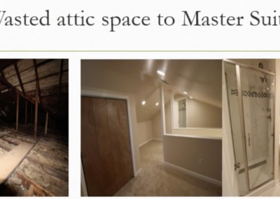 Attic/MB before and after