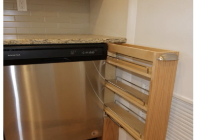 Canned goods cabinet drawer